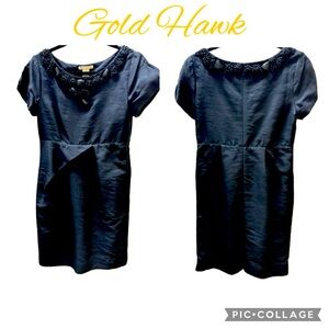 Gold Hawk Luxurious Bead Dress - M